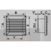EURO 4S ETF, Вентилятор осевой вытяжной c антимоскитной сеткой и фототаймером D 100