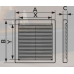 1515РЦ, Решетка вентиляционная цилиндрическая с сеткой 150х150
