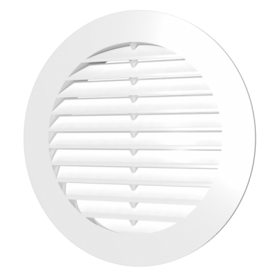 10РК, Решетка вентиляционная круглая D130 с фланцем D100