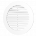 10РКС, Решетка вентиляционная круглая с пластиковой сеткой D130 с фланцем D100