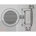 10РКФ, Решетка вентиляционная круглая D145 с фланцем D100