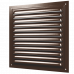 2020МЭ, Решетка вентиляционная металлическая с покрытием полимерной эмалью, с сеткой 200х200