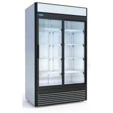 Шкаф холодильный Капри 1,12СК стеклянная дверь