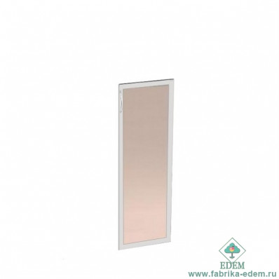 Дверь средняя стекло тонированное в алюмин. рамке (1 шт.)
