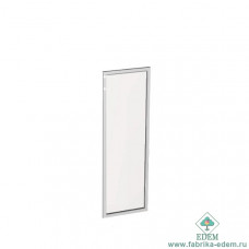 Дверь стеклянная в алюминиевой рамке (1 шт.)