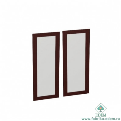 Двери средние в деревянной рамке (2 шт.)